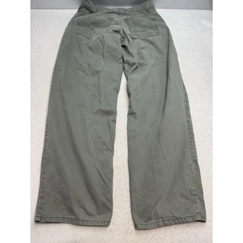 Vintage Levis SilverTab Gray Jeans Mens 34x34 Oversized Fit Baggy Y2K Grunge